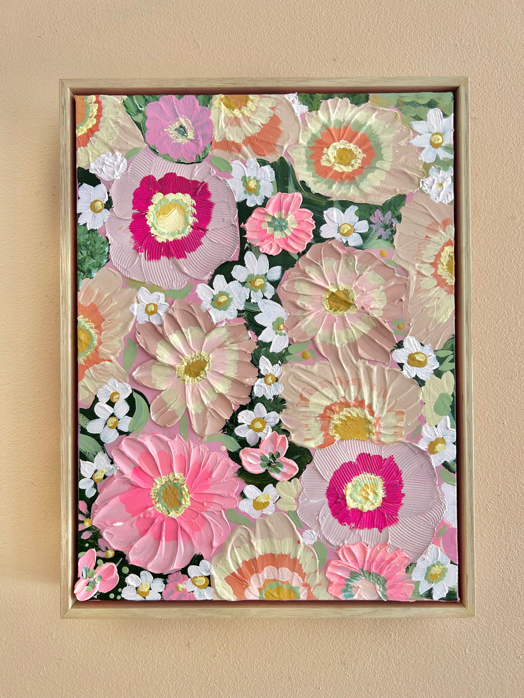 “Daisy Day”  - Original Textured Artwork