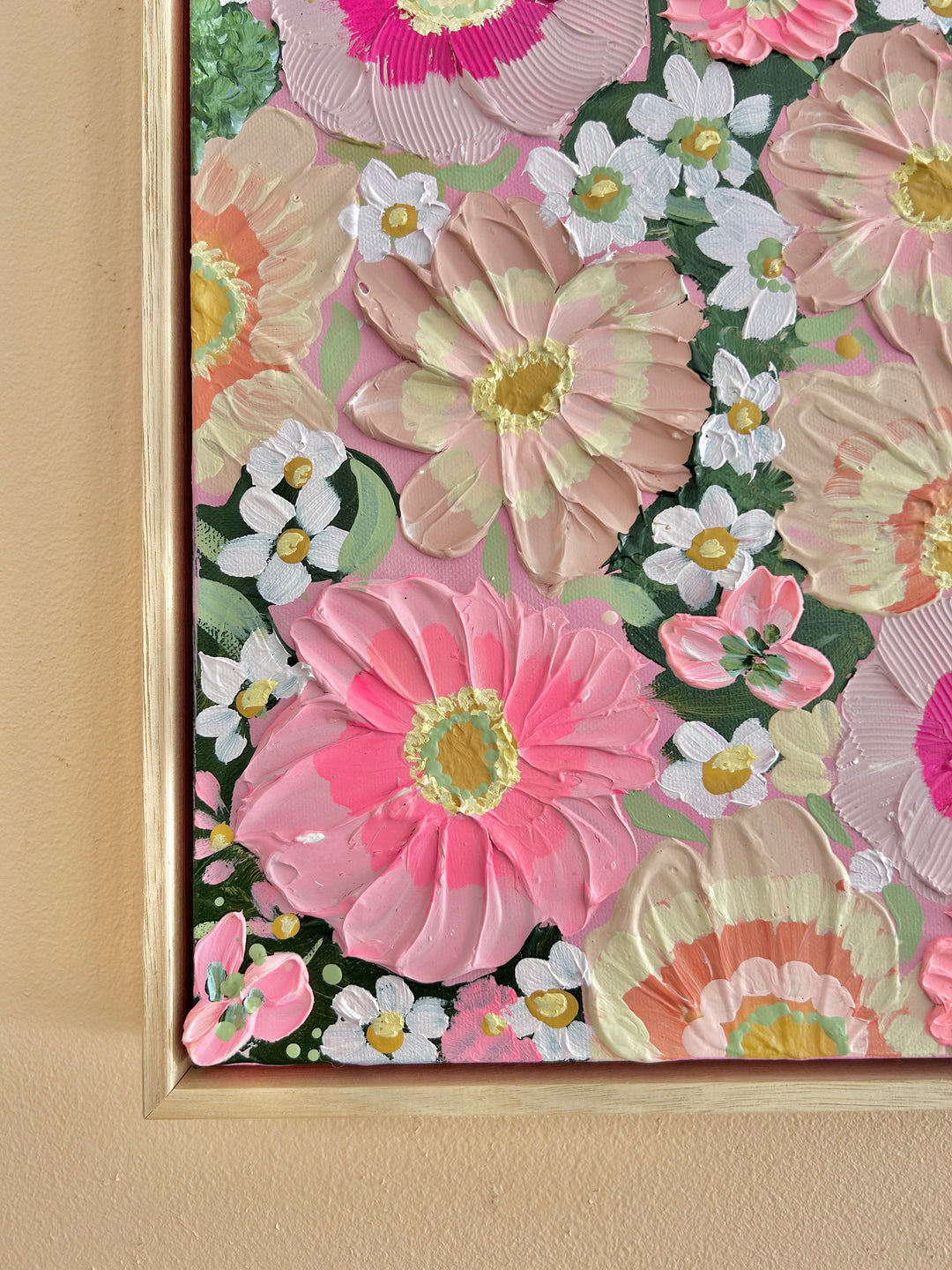 “Daisy Day”  - Original Textured Artwork