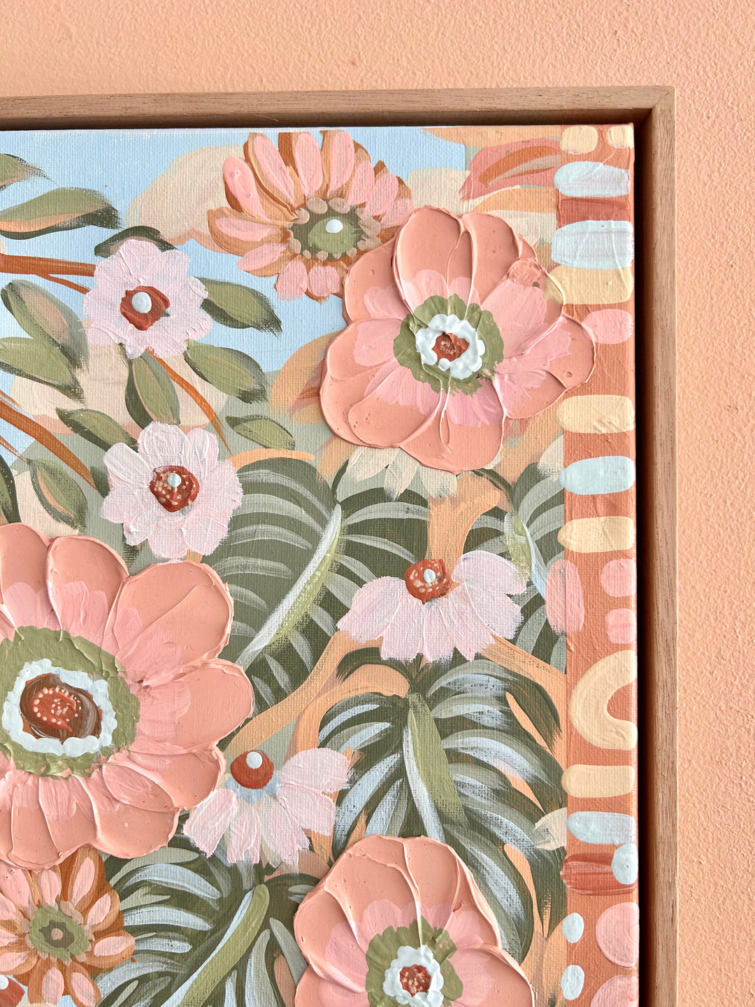 “Poppy Breeze”  - Original Textured Artwork