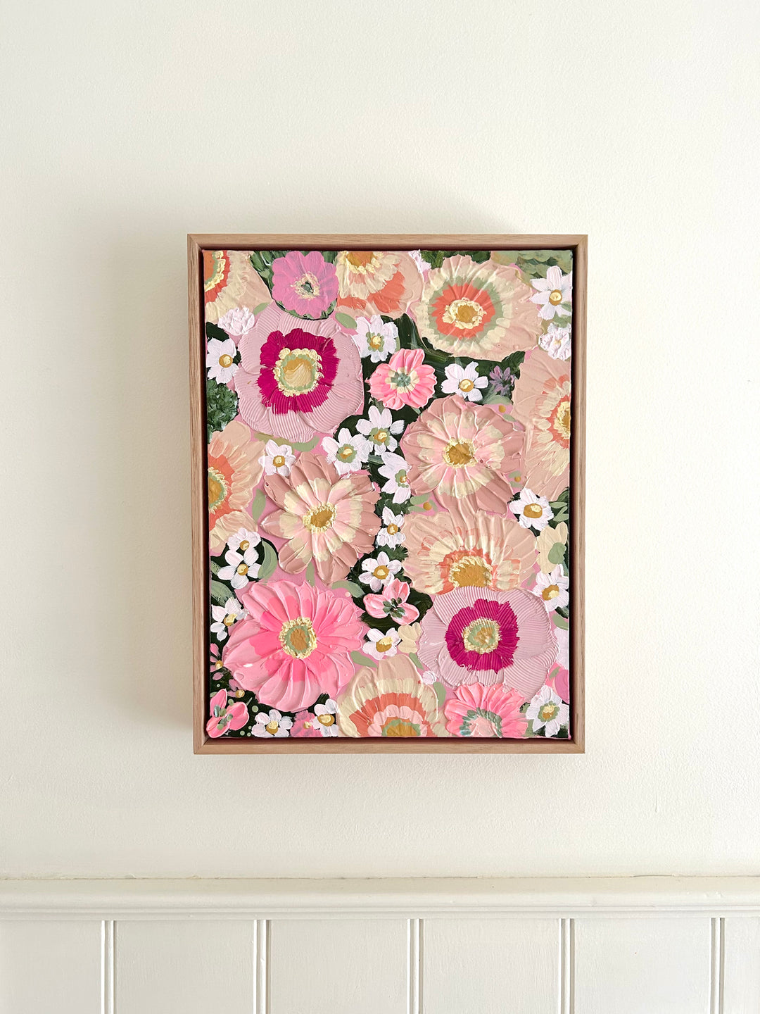 “Daisy Day”  - Original Textured Artwork