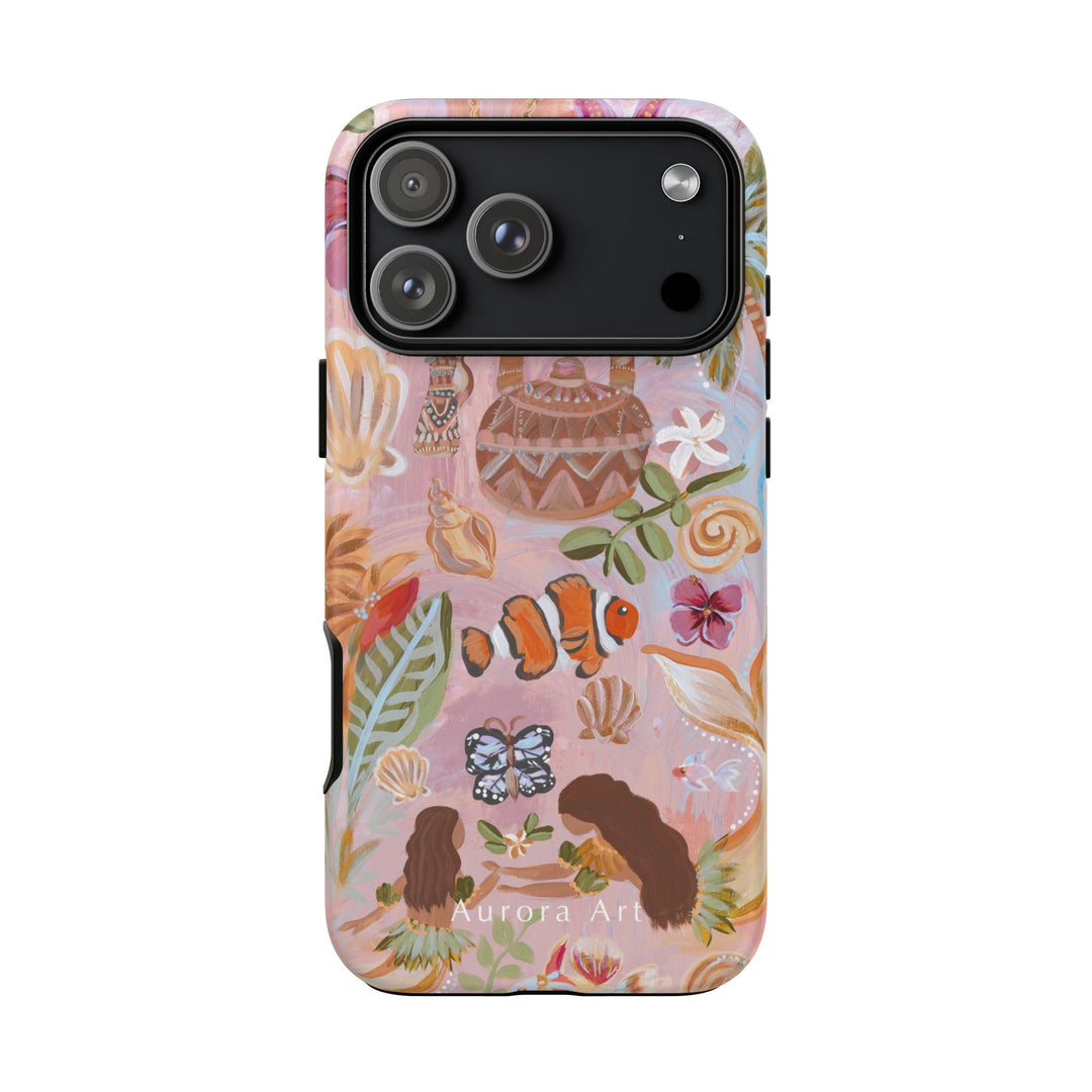 Secret Cove Tough Phone Case - Aurora Art