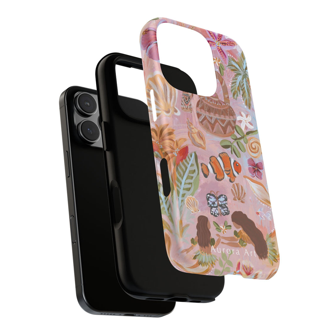 Secret Cove Tough Phone Case - Aurora Art