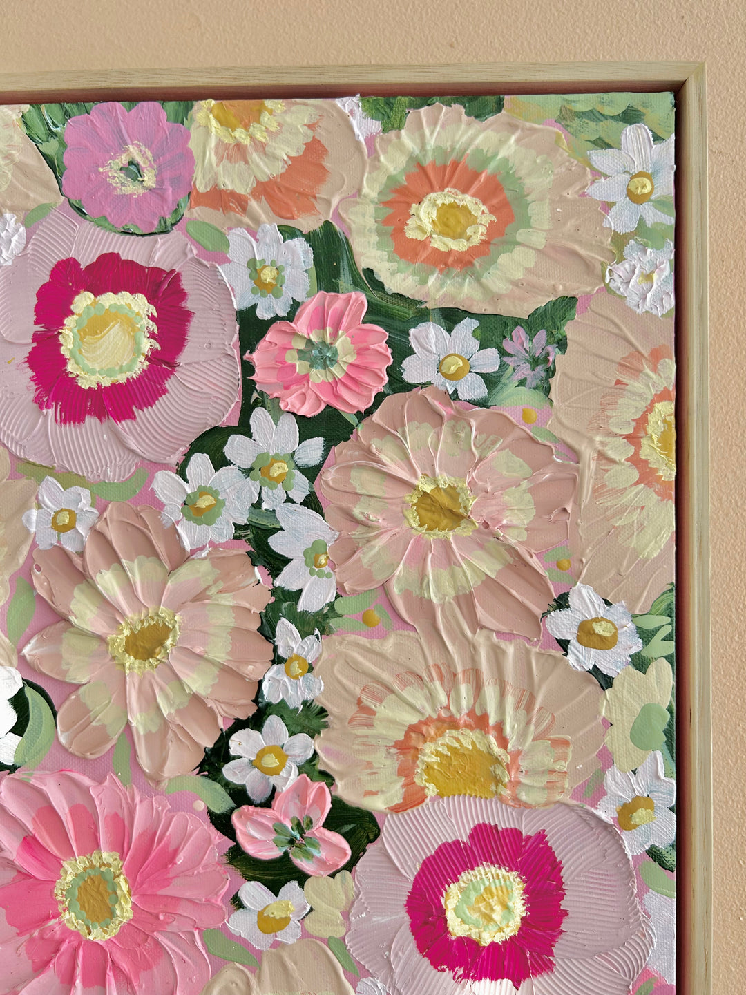 “Daisy Day”  - Original Textured Artwork