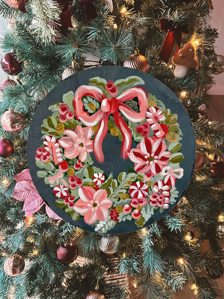 Candy Wreath - Original Artwork