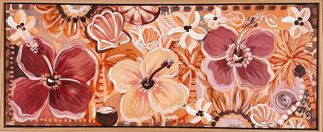 Hibiscus Breeze - Original Artwork
