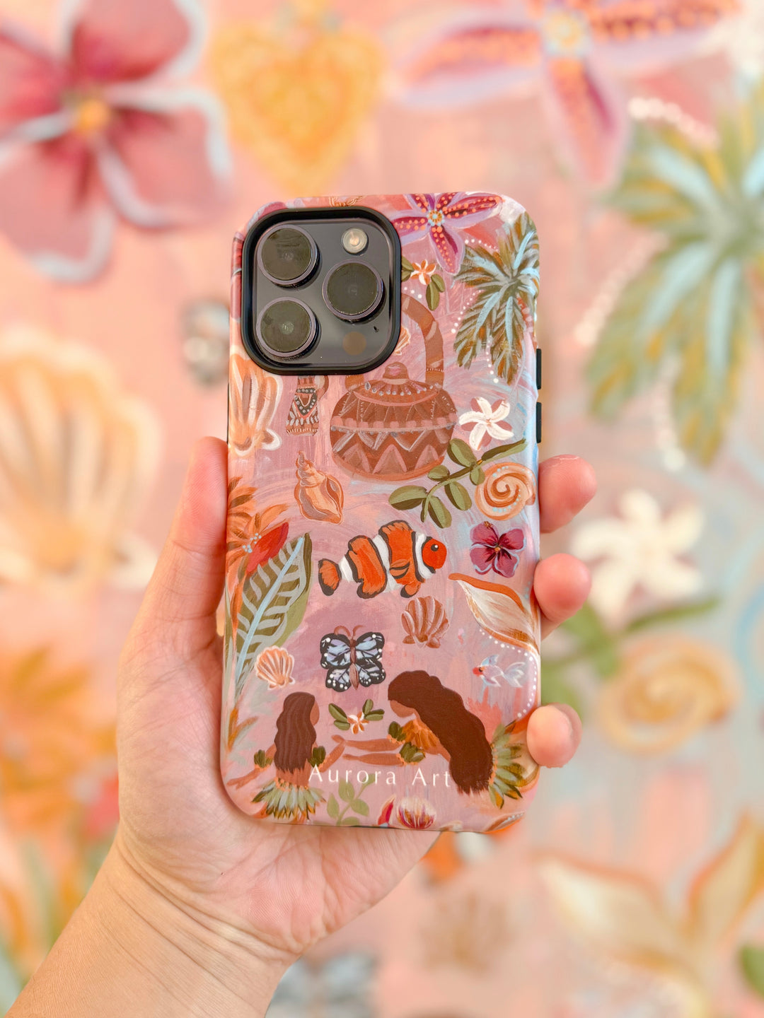 Secret Cove Phone Case - Aurora Art