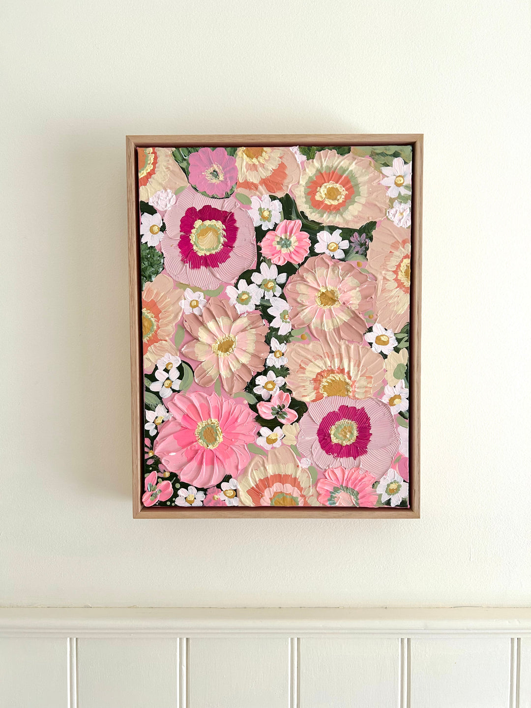 “Daisy Day”  - Original Textured Artwork