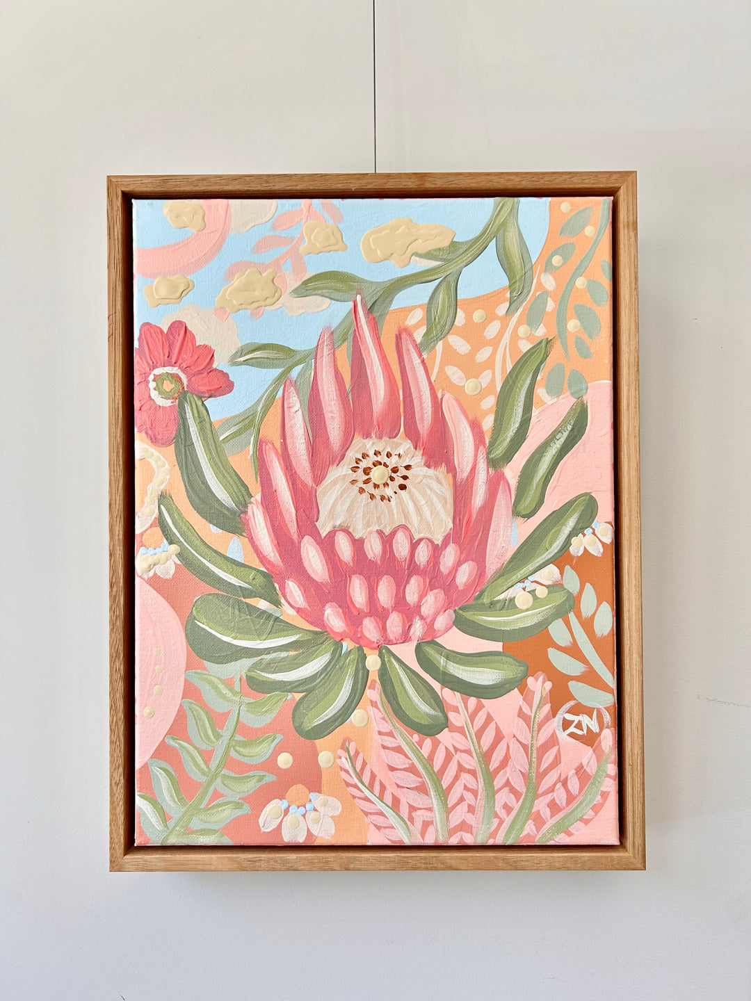 Protea Painting for Annabel