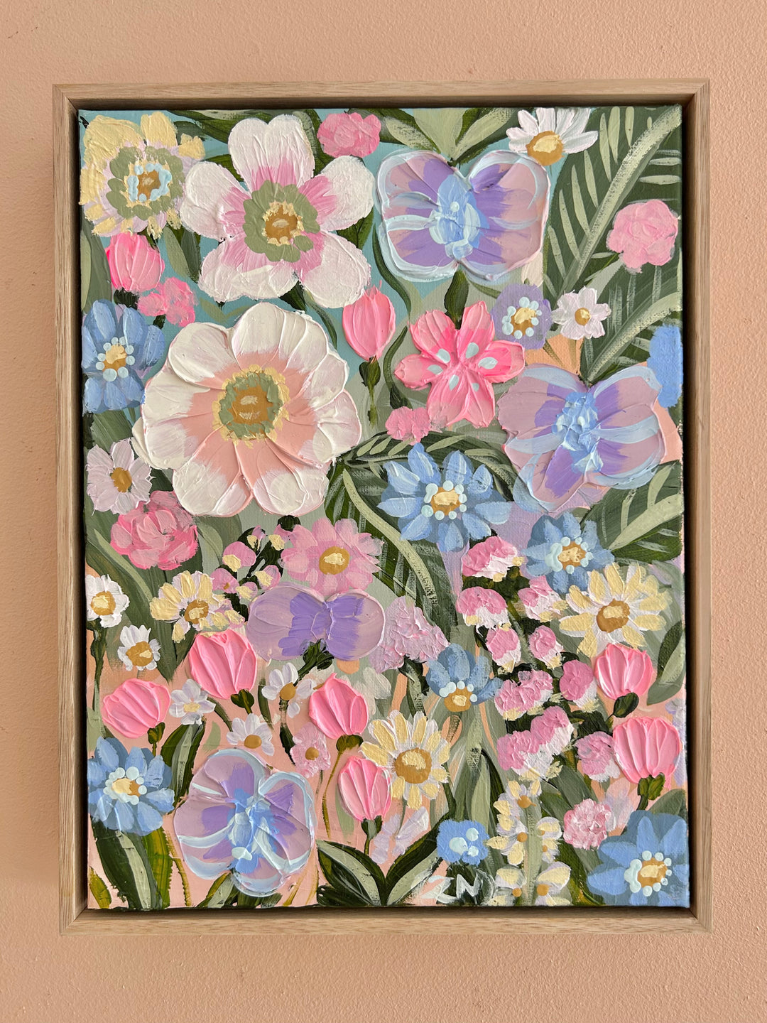 “Garden Pathways”  - Original Textured Artwork