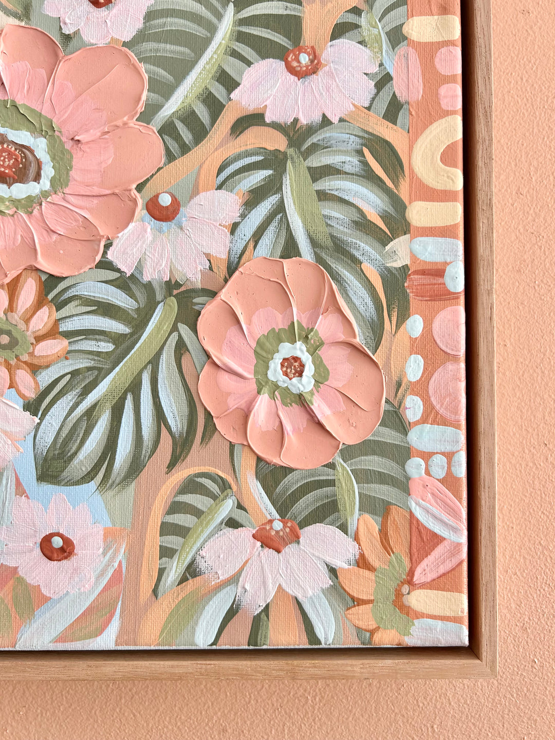 “Poppy Breeze”  - Original Textured Artwork