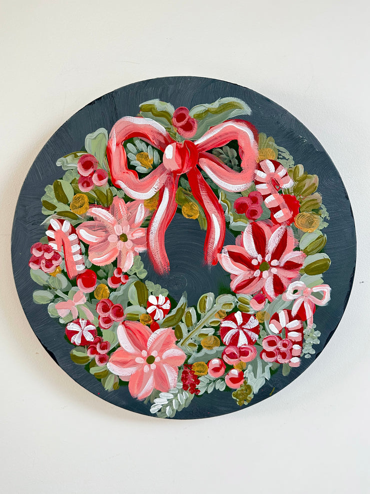 Candy Wreath - Original Artwork