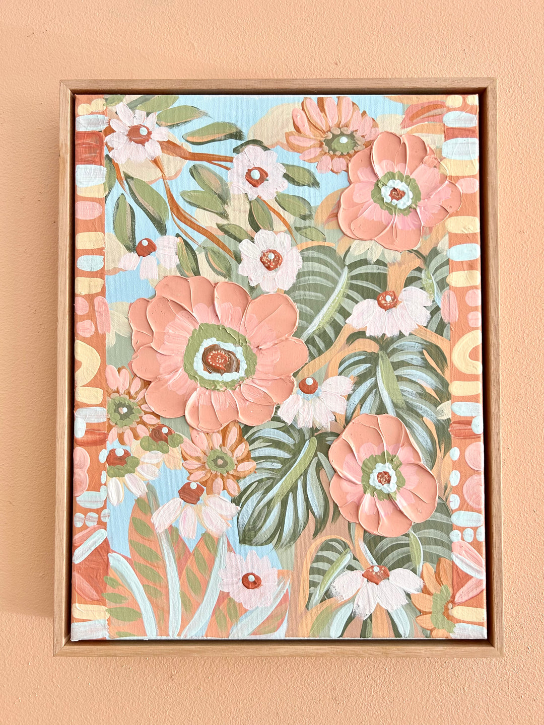 “Poppy Breeze”  - Original Textured Artwork