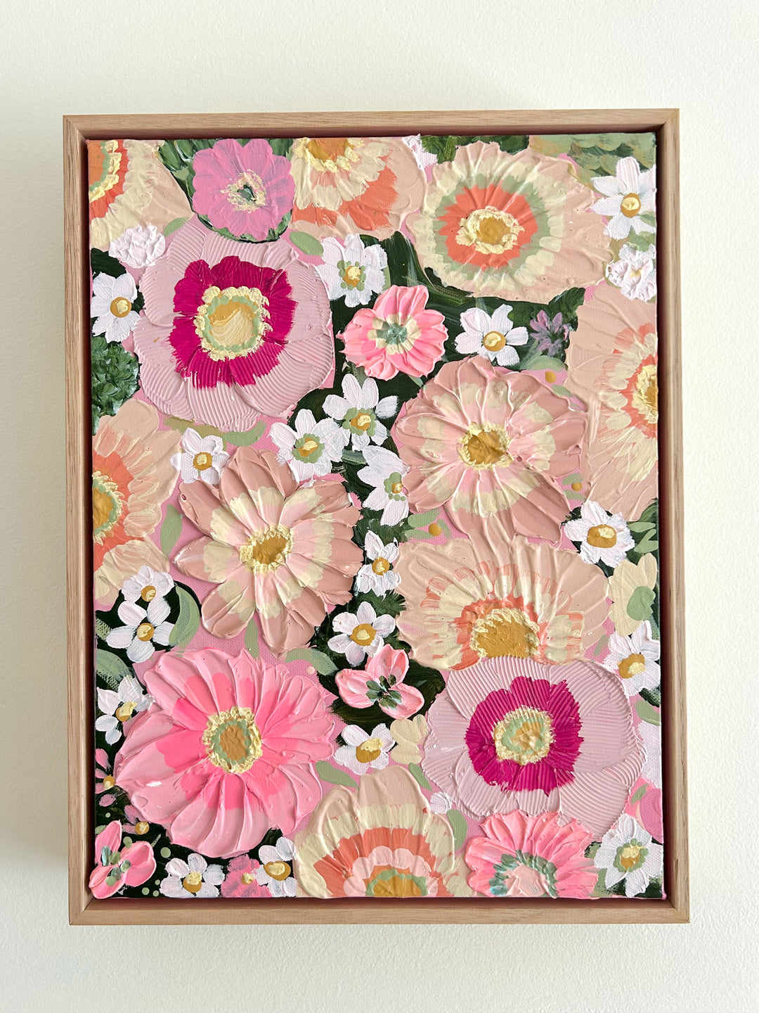 “Daisy Day”  - Original Textured Artwork
