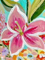 Starburst Bloom - Original Textured Artwork