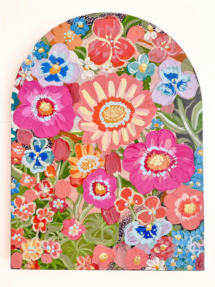 Garden Bed - Original Textured Artwork