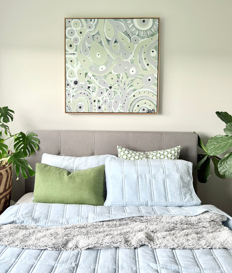 “Whispers of the Blue Forest” - Original Artwork