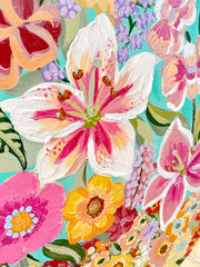 Starburst Bloom - Original Textured Artwork