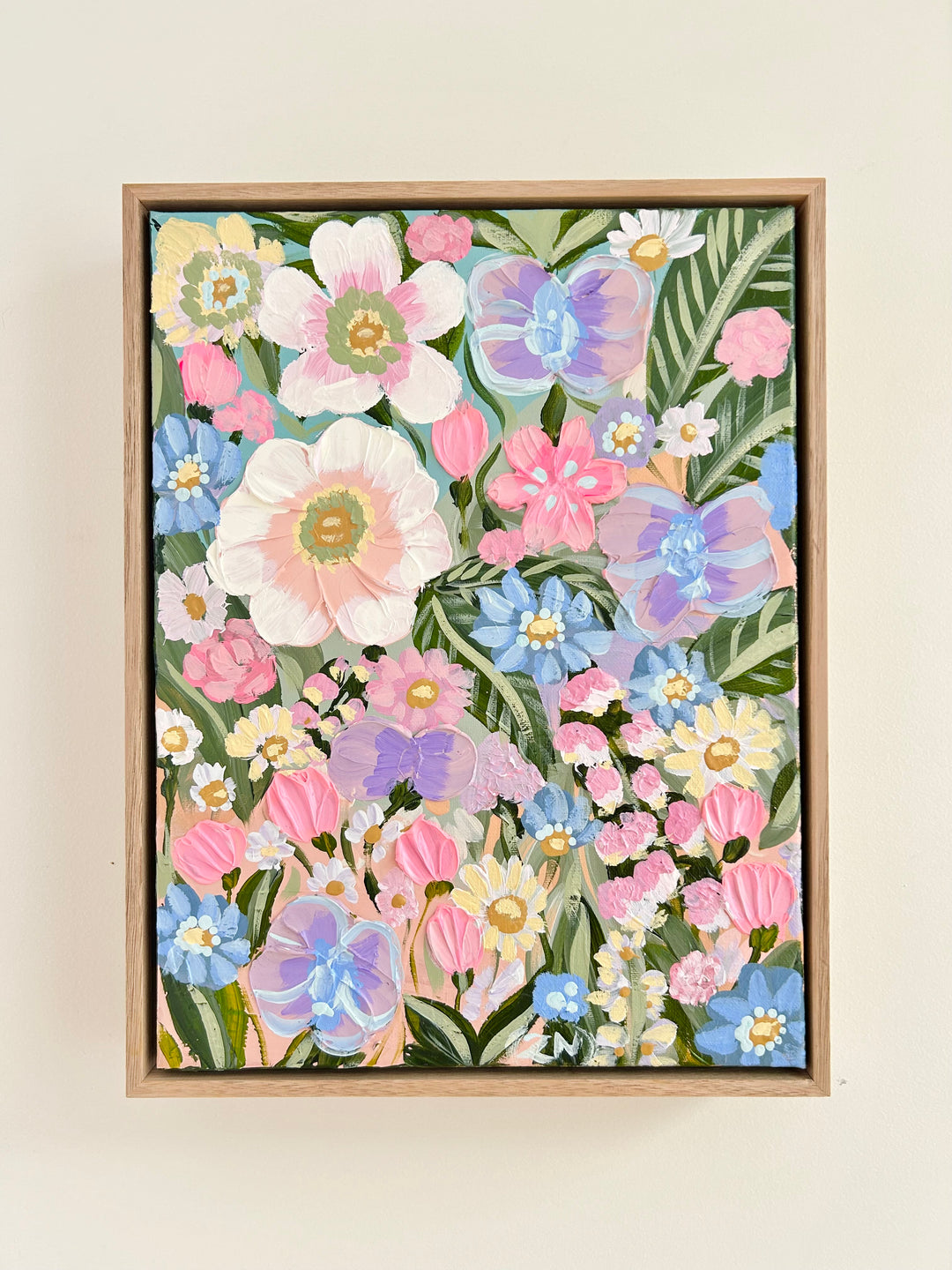 “Garden Pathways”  - Original Textured Artwork