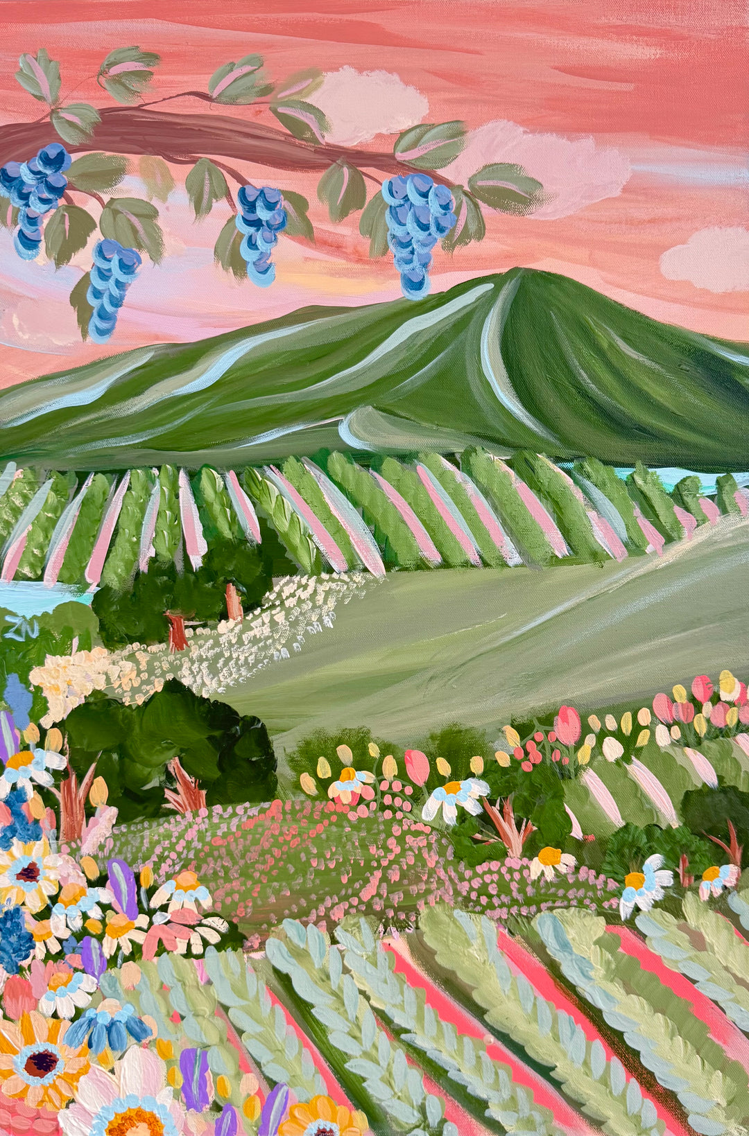 "Sitting On Top Of The World" - Original Diptych set of artworks