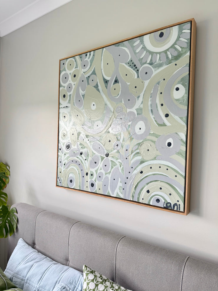 “Whispers of the Blue Forest” - Original Artwork