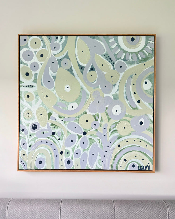 “Whispers of the Blue Forest” - Original Artwork