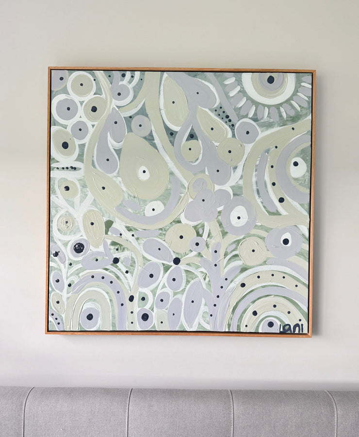 “Whispers of the Blue Forest” - Original Artwork
