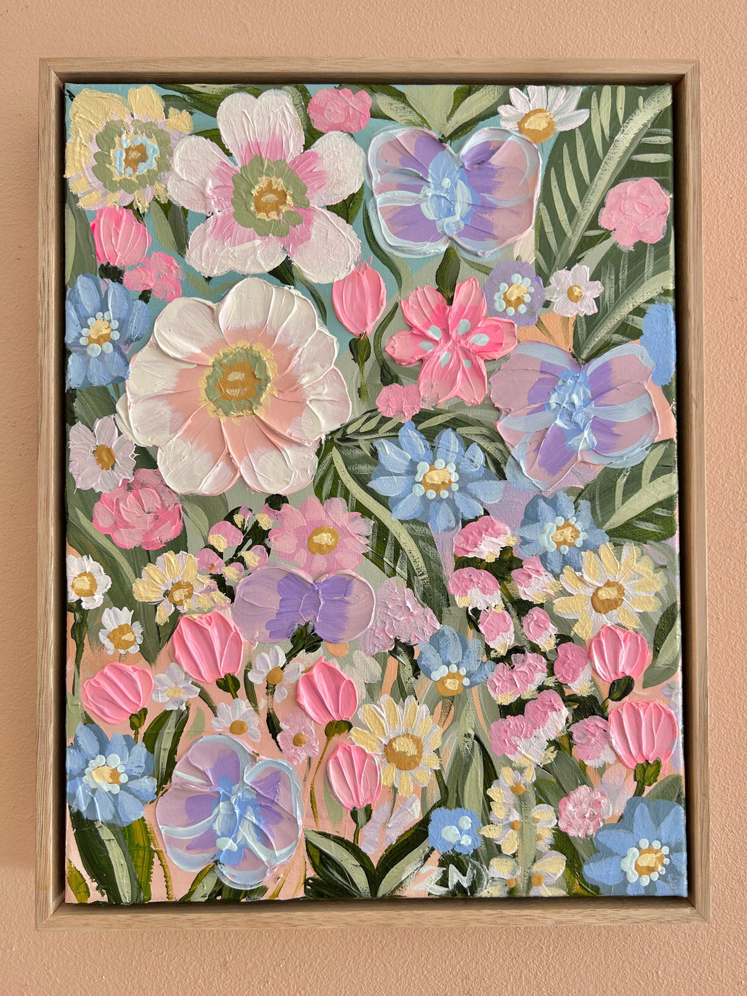 “Garden Pathways”  - Original Textured Artwork