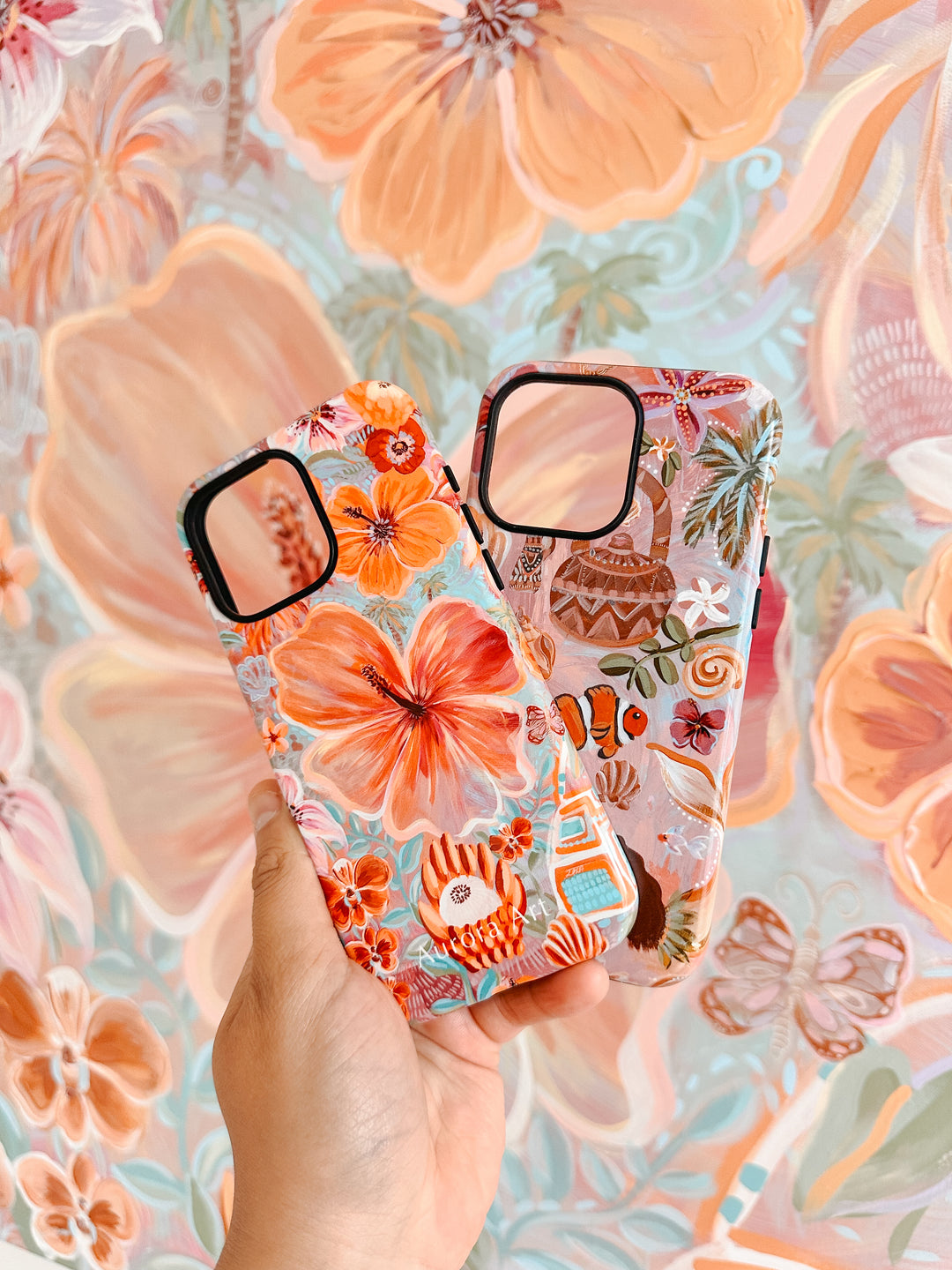 Secret Cove Matte Tough Phone Case - Aurora Art