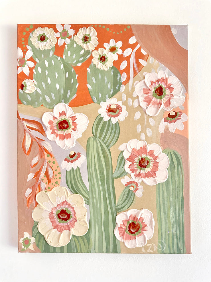 Cactus Bloom - Original Artwork