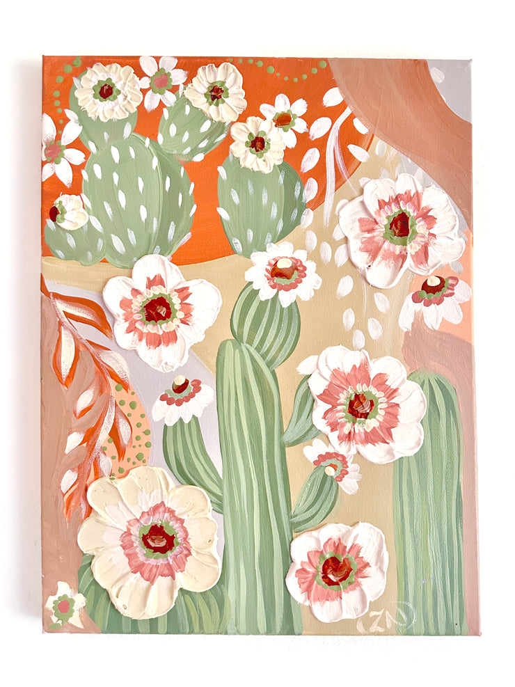 Cactus Bloom - Original Artwork