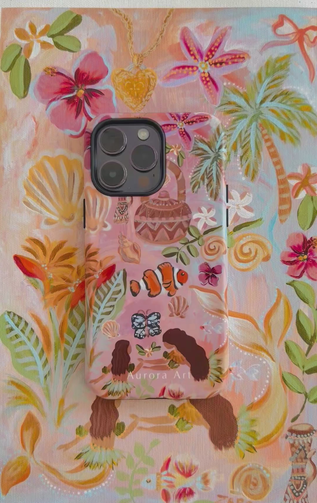 Secret Cove Phone Case - Aurora Art
