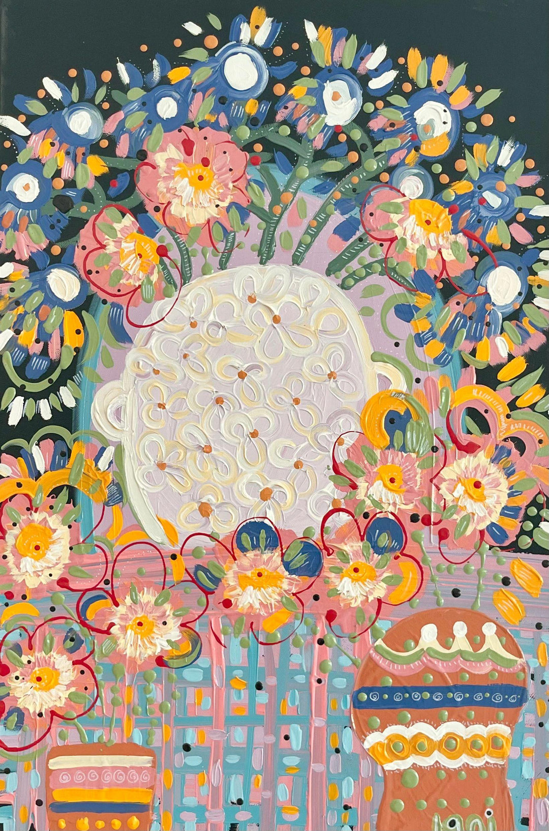 ‘Only By the Night Blooms’ - Original -SOLD