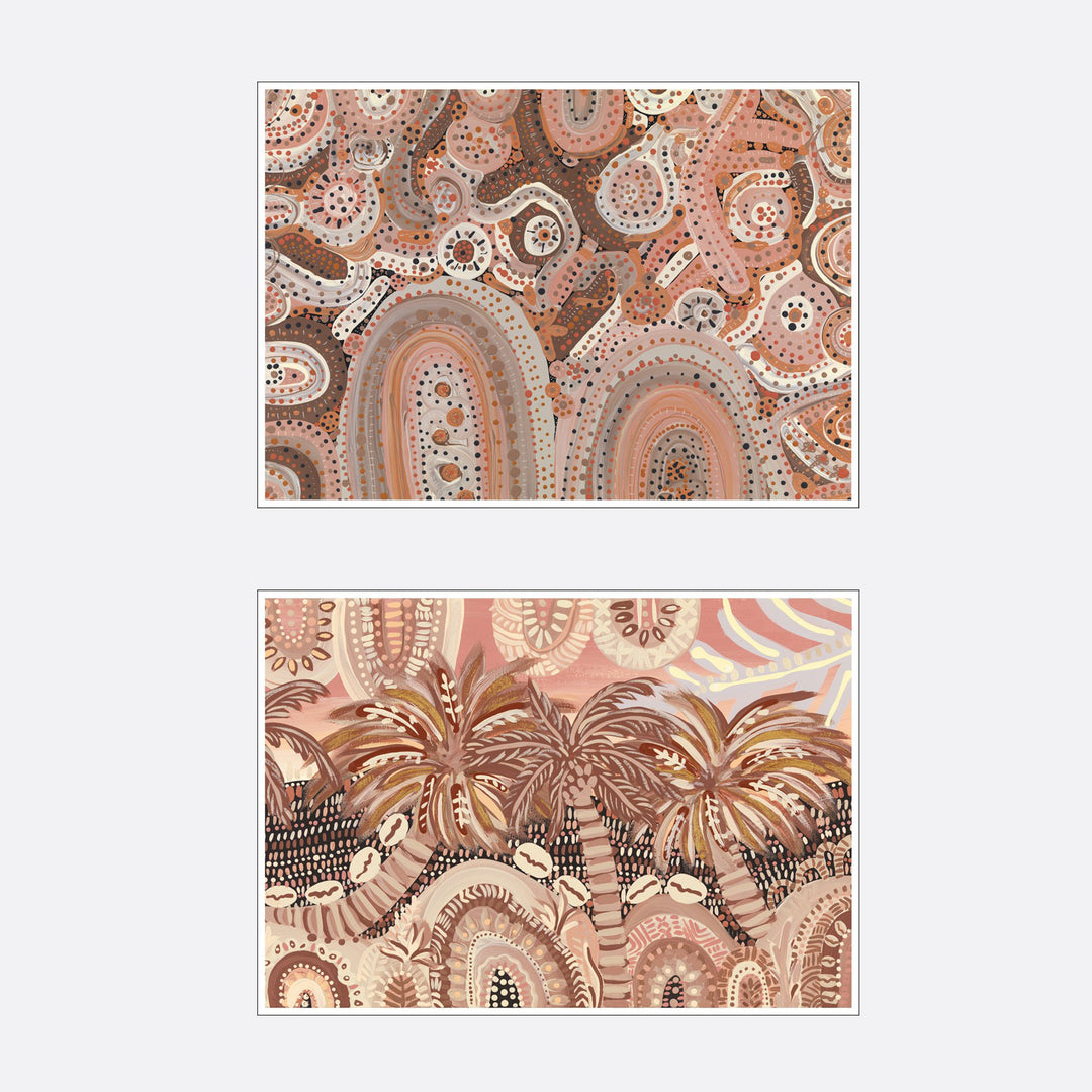 Destiny &amp; Rising Sun SET OF 2 (paper print)