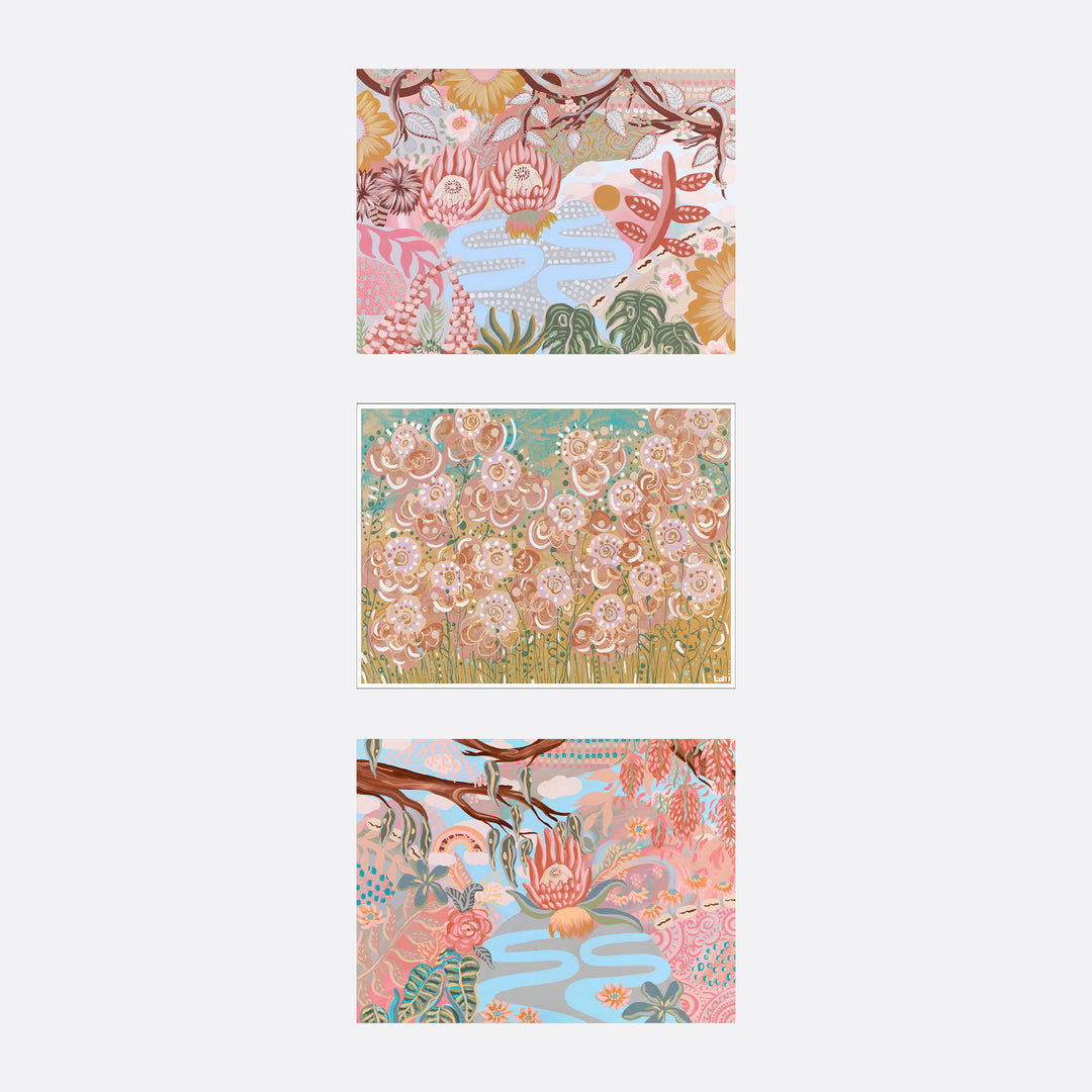 Come Together SET OF 3 (paper print)