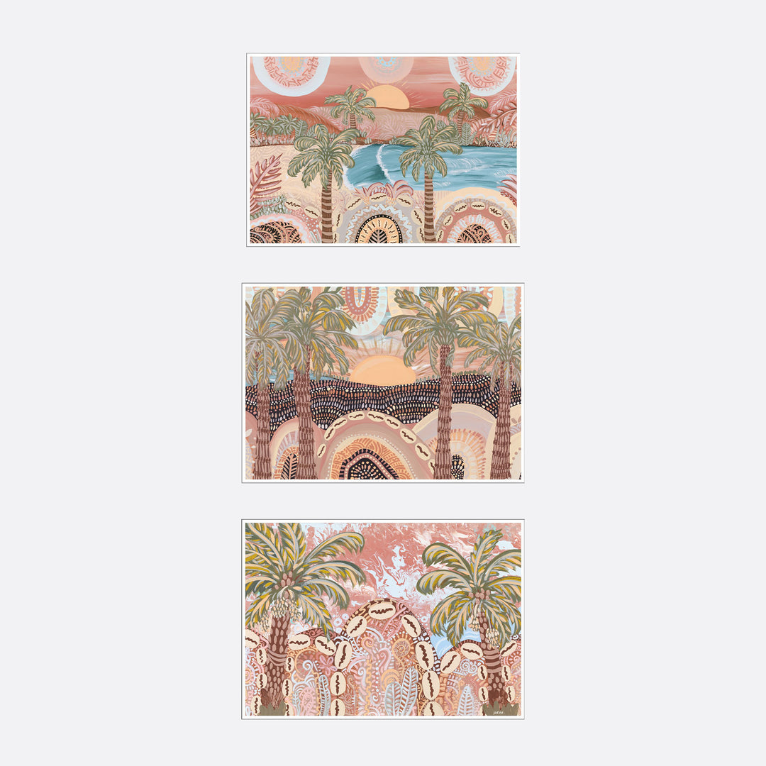 Getaway SET OF 3 (paper print)