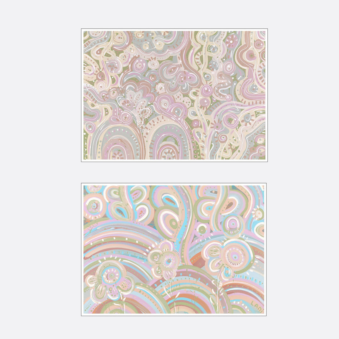 Abundance SET OF 2 (paper print)