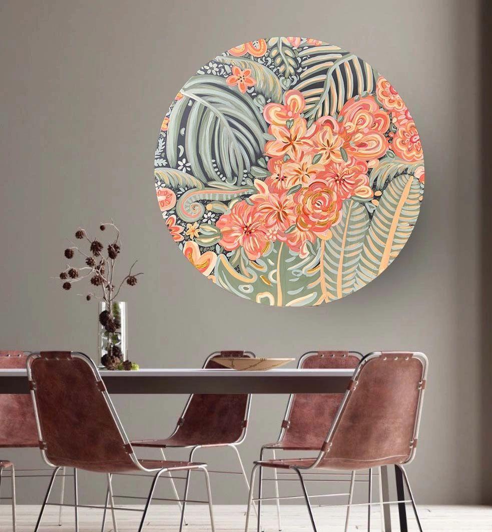 Peach Blooms - Sold