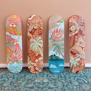 'Pink Protea' Skateboard