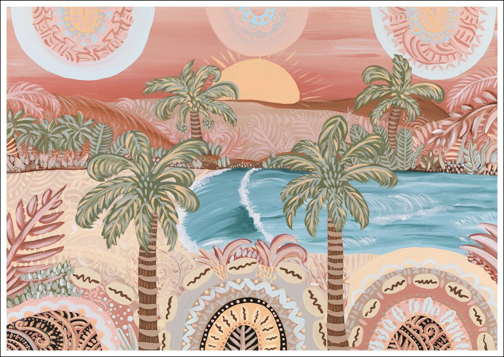 Tropical Love SET OF 2 (paper print)