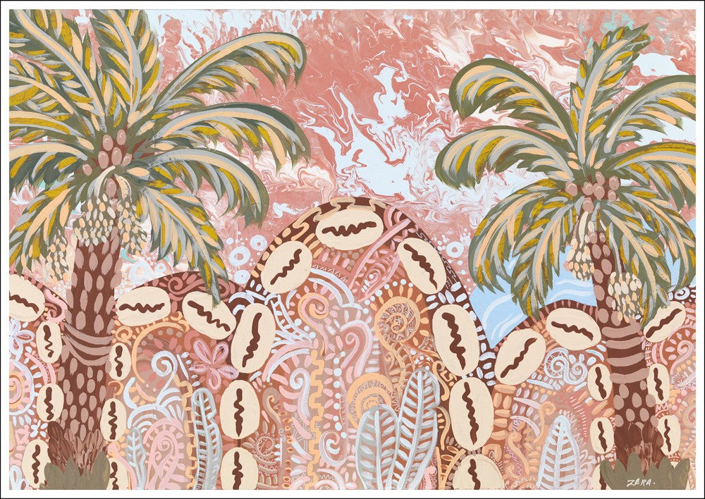 Tropical Love SET OF 2 (paper print)